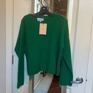 NWT La Ligne Mini Toujours Sweater, Kelly Green, L